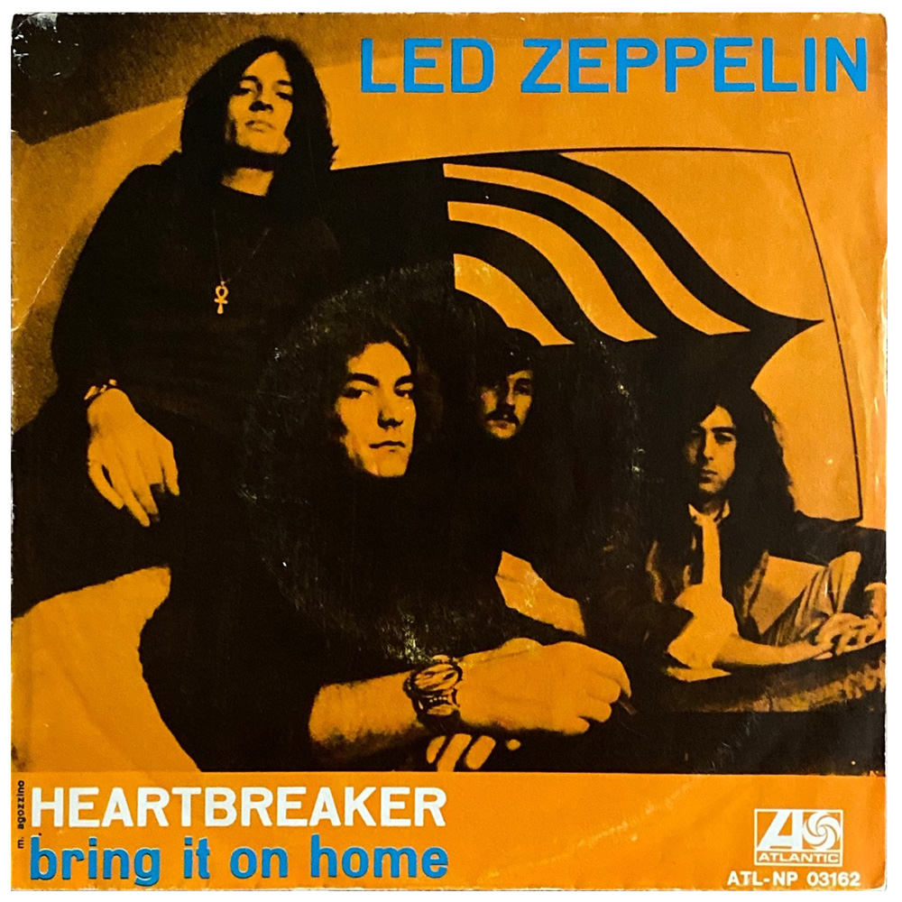 Single <br>Italy (ATL NP 03162) <br>Heartbreaker / Bring It On Home (Promo #1)