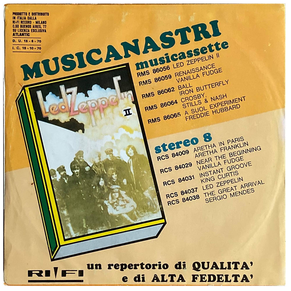 Single <br>Italy (ATL NP 03162) <br>Heartbreaker / Bring It On Home (Promo #1) - Image 2