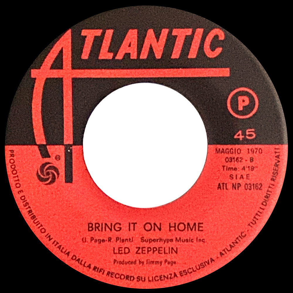 Single <br>Italy (ATL NP 03162) <br>Heartbreaker / Bring It On Home (Promo #1) - Image 4