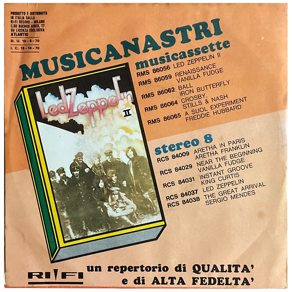 Single <br>Italy (ATL NP 03162) <br>Heartbreaker / Bring It On Home (#2) - Image 2