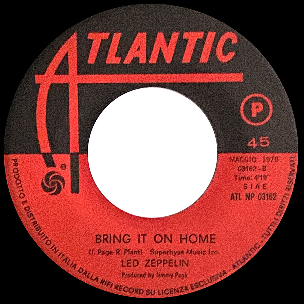 Single <br>Italy (ATL NP 03162) <br>Heartbreaker / Bring It On Home (#2) - Image 4