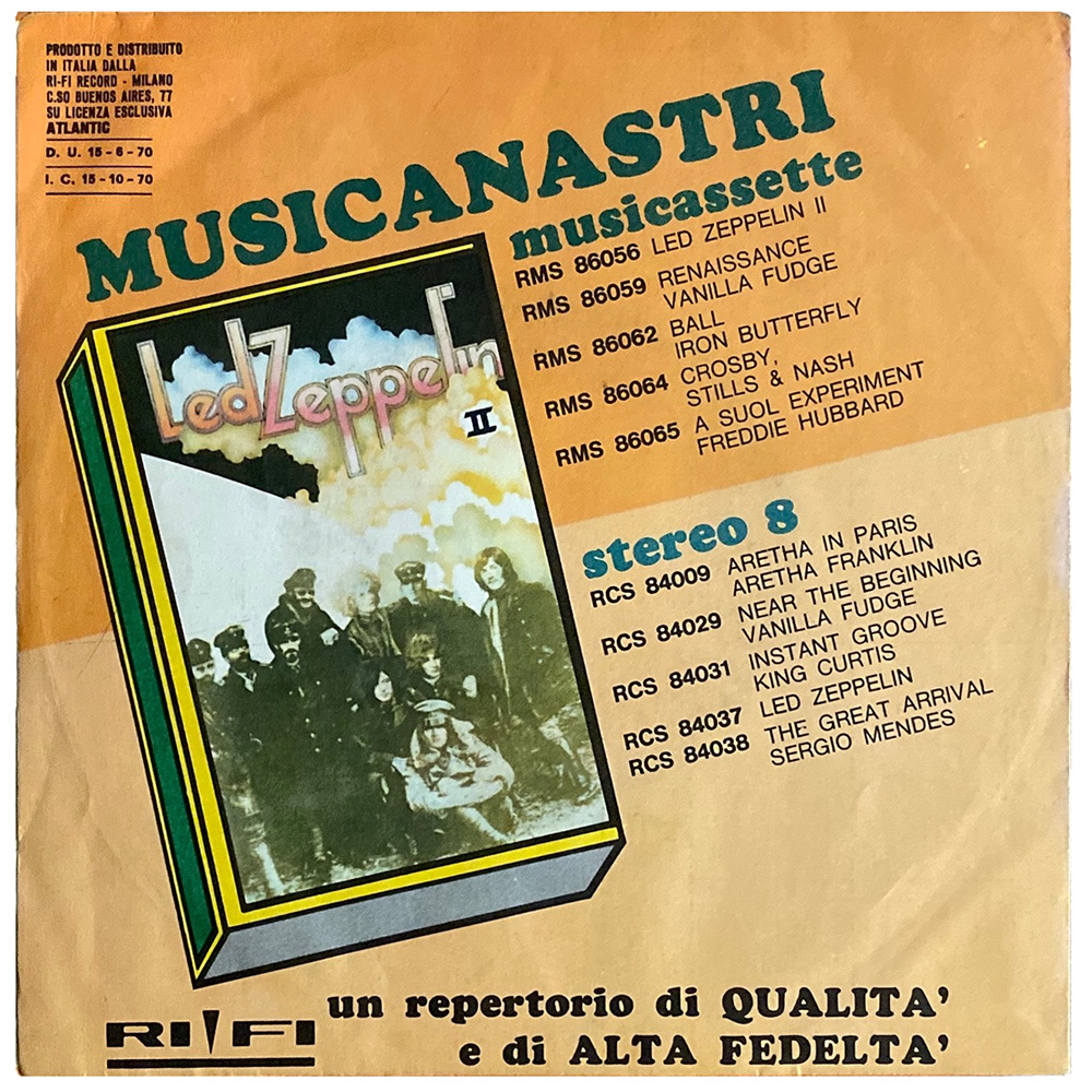 Single <br>Italy (ATL NP 03162) <br>Heartbreaker / Bring It On Home (#3) - Image 2