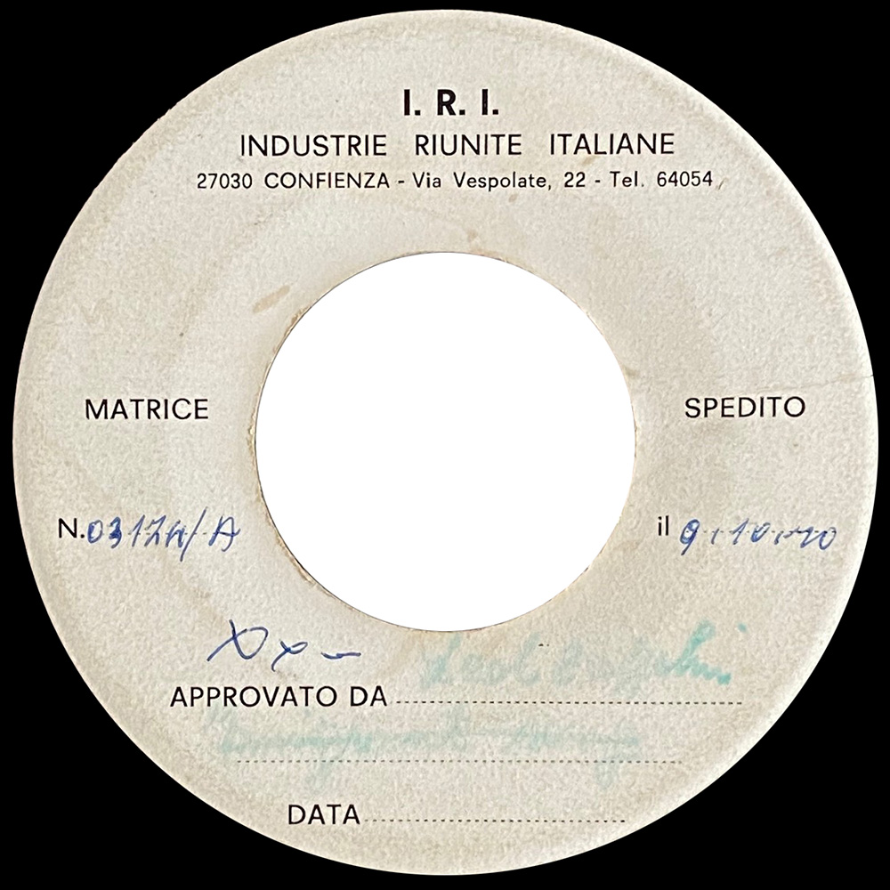 Single <br>Italy (IRI 03174) <br>Bron-Y-Aur Stomp / Immigrant Song (Test Pressing)