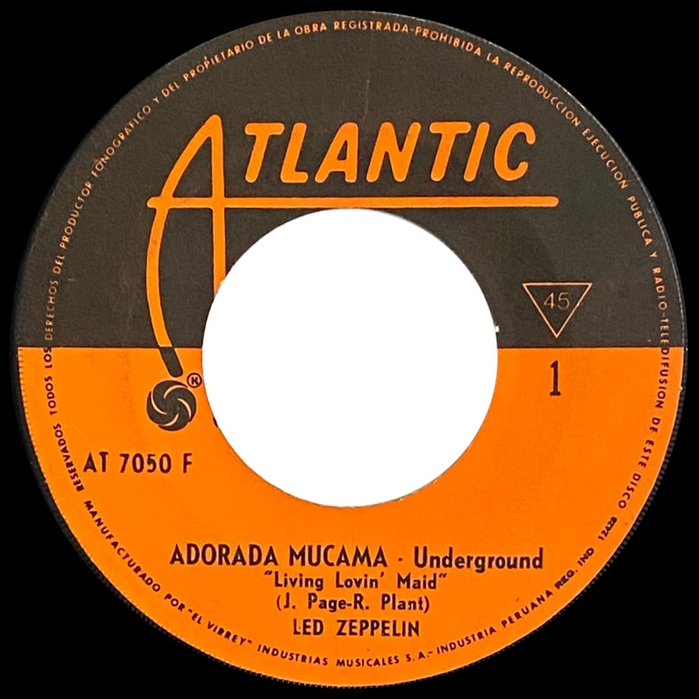 Single <br>Peru (AT 7050 F) <br>Living Loving Maid / Ramble On (#1) - Image 2