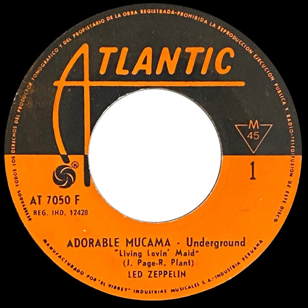 Single <br>Peru (AT 7050 F) <br>Living Loving Maid / Ramble On (#4) - Image 2