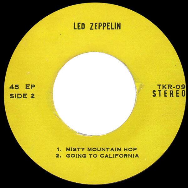 Single <br>Thailand (TKR-09) <br>Black Dog / Rock and Roll / Misty Mountain Hop / Going to California (#3) - Image 3