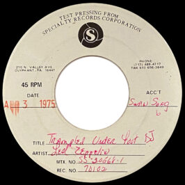 Single <br>USA (SS-70102) <br>Trampled Under Foot / Trampled Under Foot (Test Pressing)