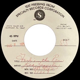 Single <br>USA (SS-71003) <br>Fool In The Rain (Test Pressing)