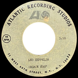 Single <br>USA (45-2849) <br>Black Dog, one-sided (Acetate #3)