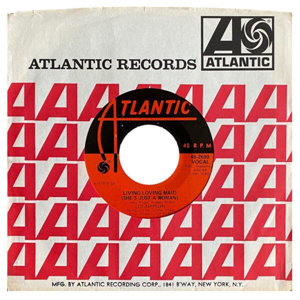 Single <br>USA (45-2690) <br>Living Loving Maid (Promo #1)