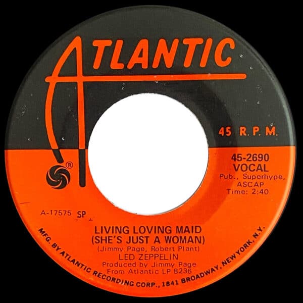 Single <br>USA (45-2690) <br>Living Loving Maid (Promo #2) - Image 2