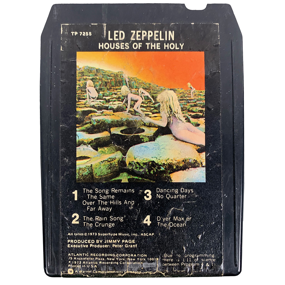 8-Track <br>Houses of the Holy <br>USA (TP 7255)