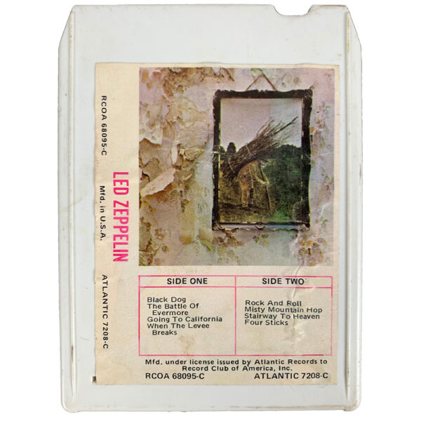 8-Track <br>Led Zeppelin IV <br>USA (7208-C)