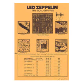 Physical Graffiti (1975) <br>Order Form (Germany)