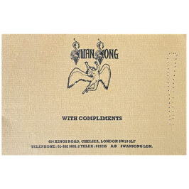 Swan Song (1974) <br>Compliments Slip #2 (UK)