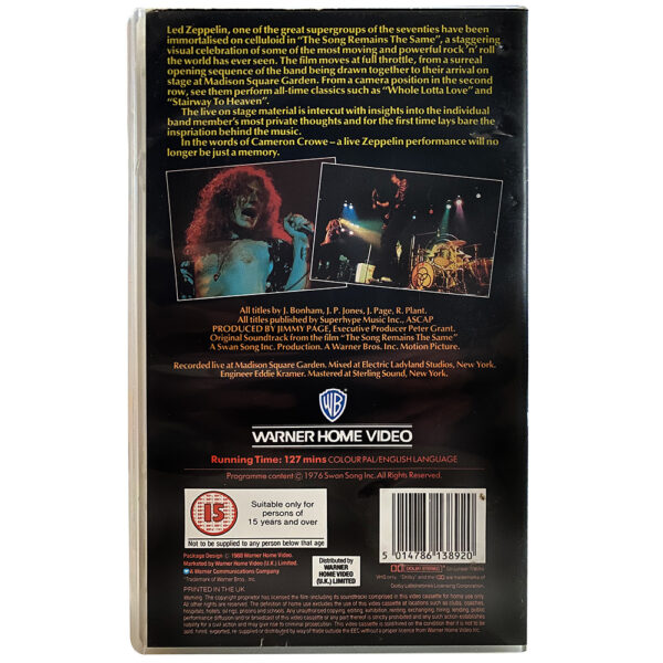 TSRTS (1988) <br>VHS (UK) - Image 2