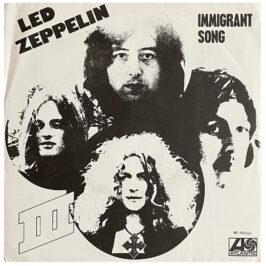 Single <br>Belgium (BE 650222) <br>Immigrant Song / Hey, Hey What Can I Do (#2)