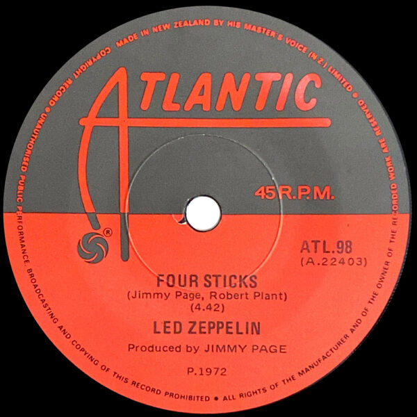 Single <br>New Zealand (ATL.98) <br>Rock and Roll / Four Sticks (#2) - Image 2