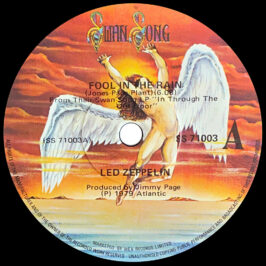 Single <br>New Zealand (SS 71003) <br>Fool In The Rain / Hot Dog (Promo)