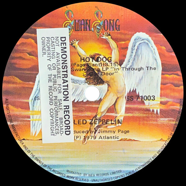 Single <br>New Zealand (SS 71003) <br>Fool In The Rain / Hot Dog (Promo) - Image 2