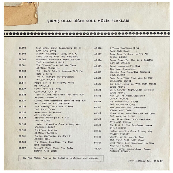 Single <br>Turkey (70501) <br>Whole Lotta Love / Ramble On (Promo) - Image 3