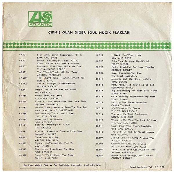 Single <br>Turkey (70504) <br>Living Loving Maid / Bring It On Home (#1) - Image 2