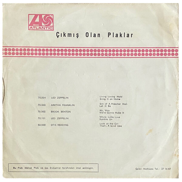 Single <br>Turkey (70504) <br>Living Loving Maid / Bring It On Home (#2) - Image 2