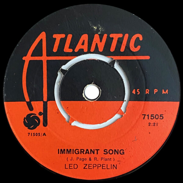 Single <br>Turkey (71505) <br>Immigrant Song / Hey, Hey, What Can I Do (#2) - Image 3