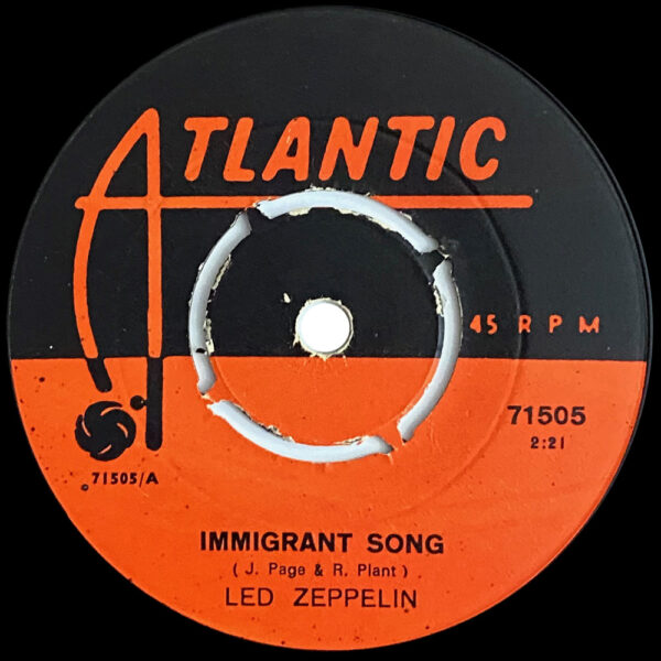 Single <br>Turkey (71505) <br>Immigrant Song / Hey, Hey, What Can I Do (#2) - Image 4