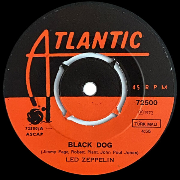 Single <br>Turkey (72500) <br>Black Dog / Misty Mountain Hop (Promo #1) - Image 3