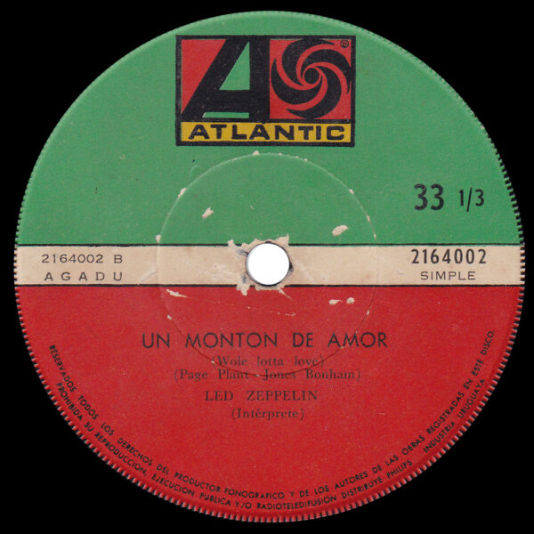 Single <br>Uruguay (2164002) <br>Living Loving Maid / Whole Lotta Love (#3) - Image 2
