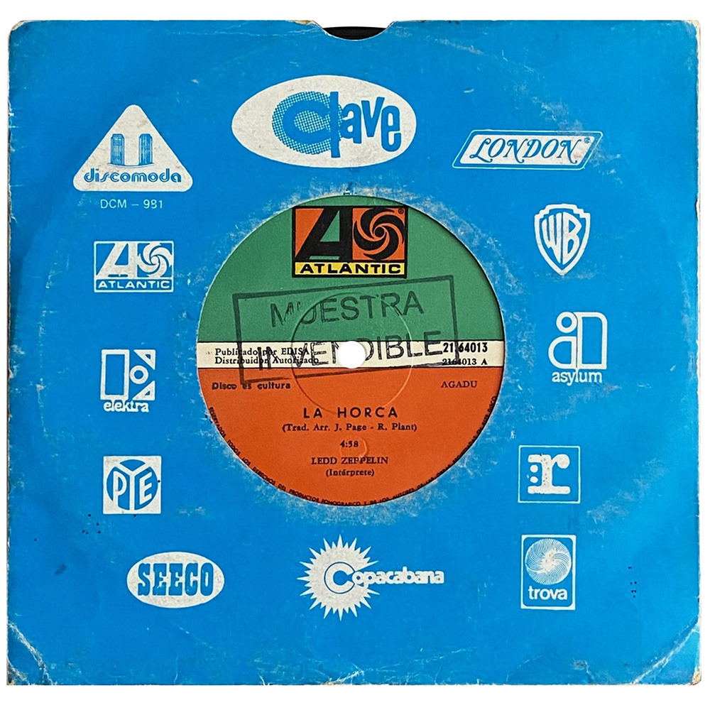 Single <br>Uruguay (21.64013) <br>Gallows Pole / Immigrant Song (Promo #1)