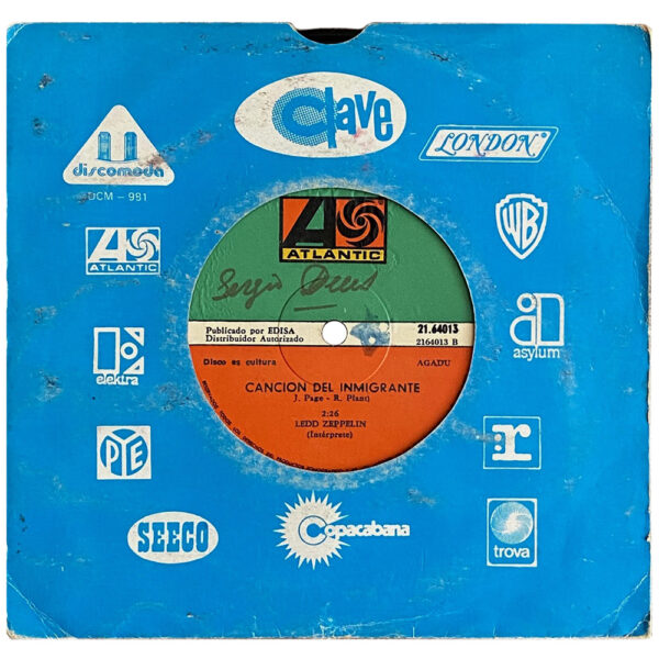Single <br>Uruguay (21.64013) <br>Gallows Pole / Immigrant Song (Promo #1) - Image 2