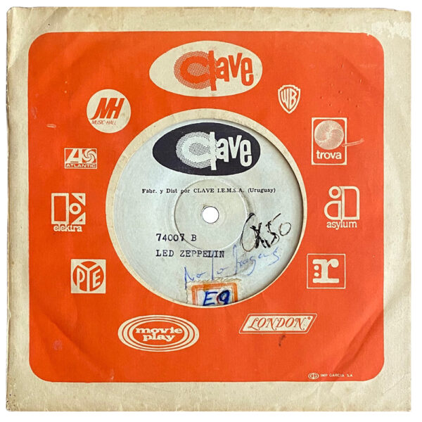 Single <br>Uruguay (74007) <br>The Crunge / D'yer Mak'er (Test Pressing #1) - Image 2