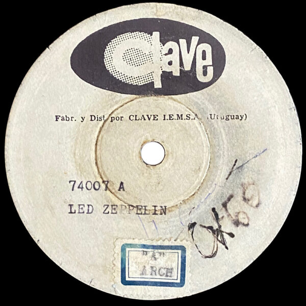 Single <br>Uruguay (74007) <br>The Crunge / D'yer Mak'er (Test Pressing #1) - Image 3