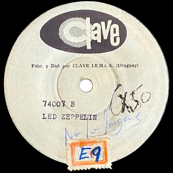 Single <br>Uruguay (74007) <br>The Crunge / D'yer Mak'er (Test Pressing #1) - Image 4