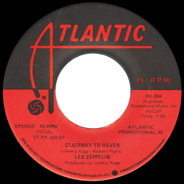 Single <br>USA (PR-269) <br>Stairway To Heaven / Hey, Hey, What Can I Do (Promo #4)