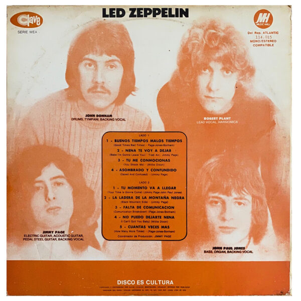 LP <br>Led Zeppelin <br>Uruguay (114.015) - Image 2