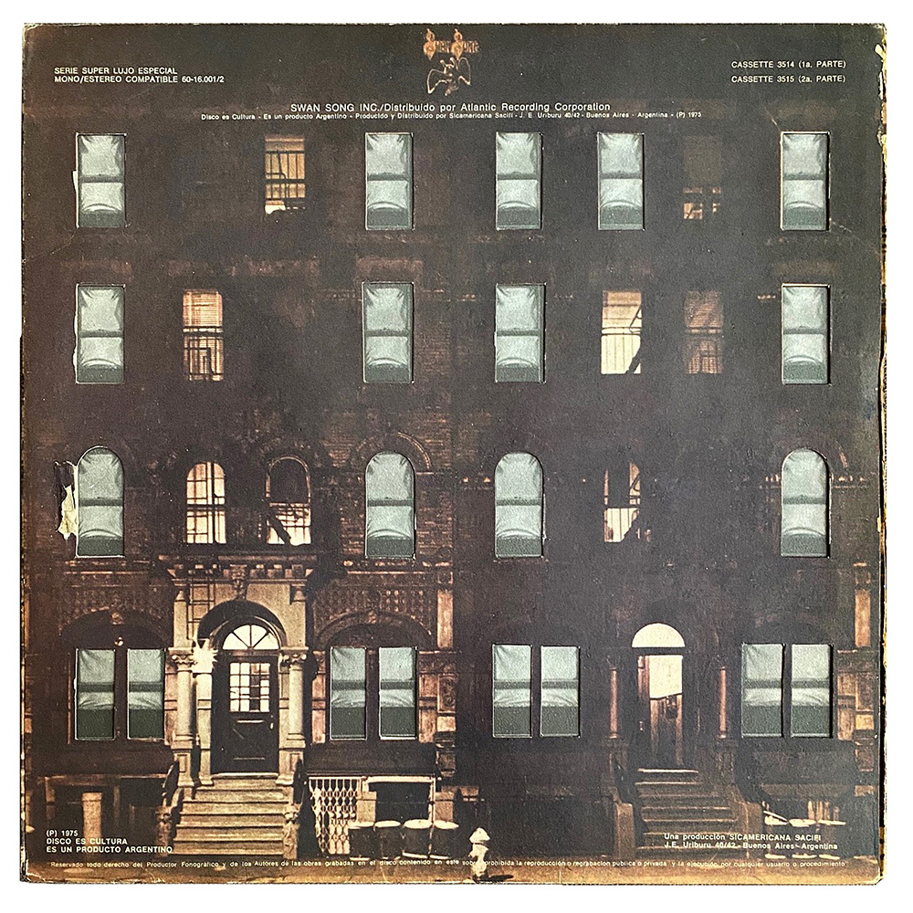 LP <br>Physical Graffiti <br>Argentina (MH-60-16.001/2) Promo - Image 2