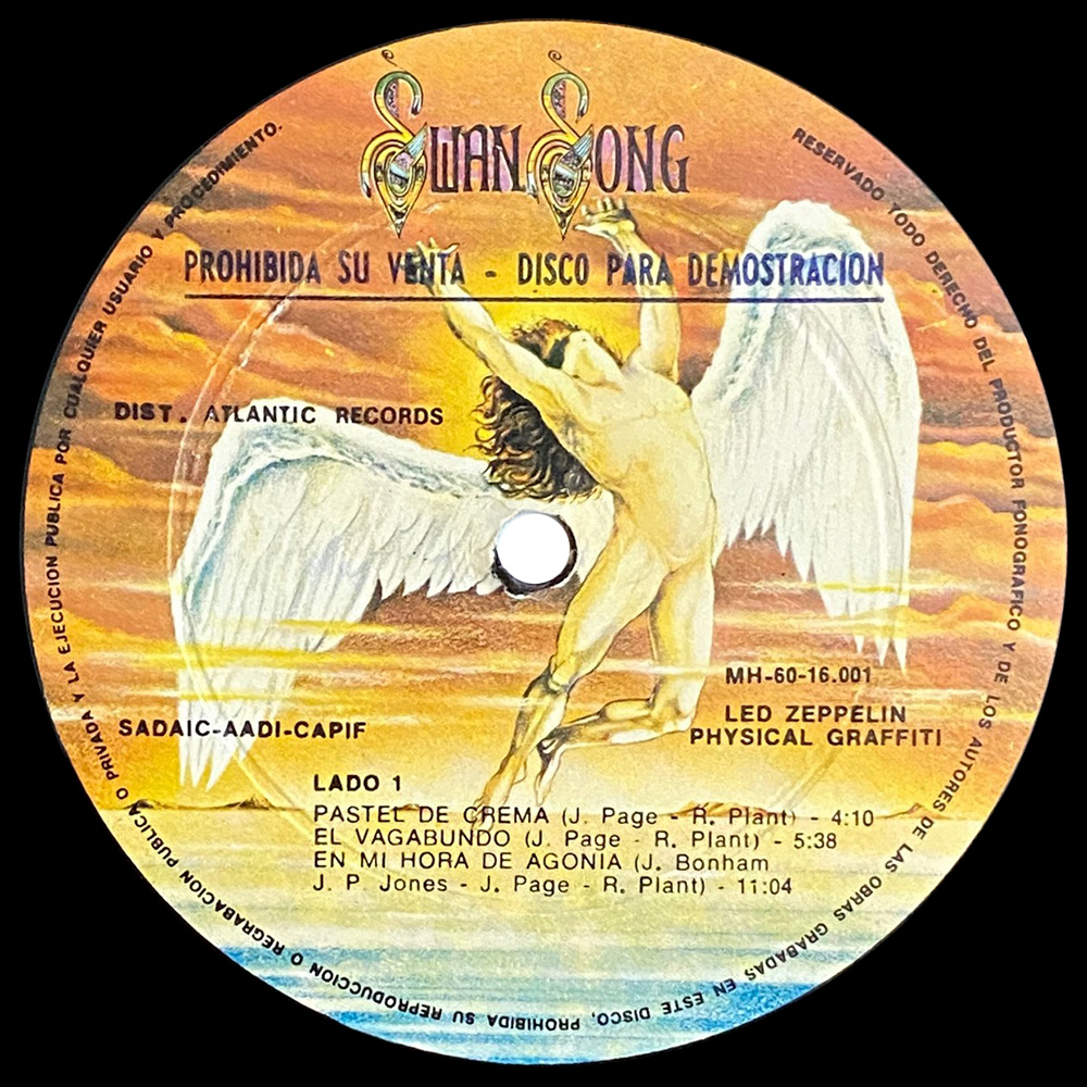 LP <br>Physical Graffiti <br>Argentina (MH-60-16.001/2) Promo - Image 4