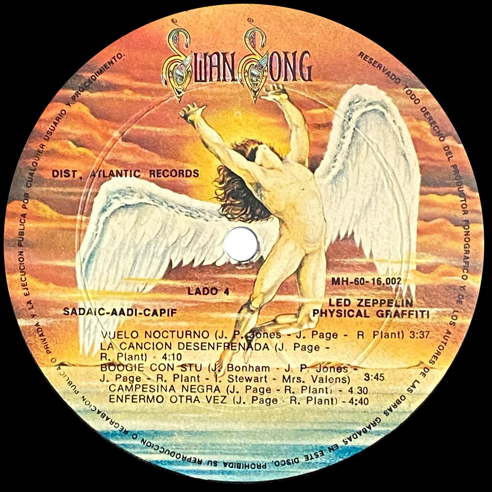 LP <br>Physical Graffiti <br>Argentina (MH-60-16.001/2) Promo - Image 7