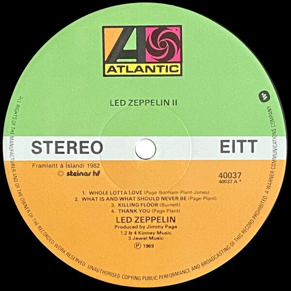 LP <br>Led Zeppelin II <br>Iceland (40037) - Image 3