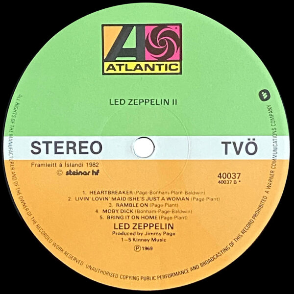 LP <br>Led Zeppelin II <br>Iceland (40037) - Image 4