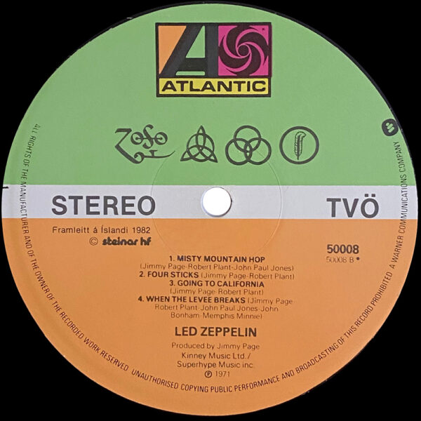 LP <br>Led Zeppelin IV <br>Iceland (50008) - Image 4
