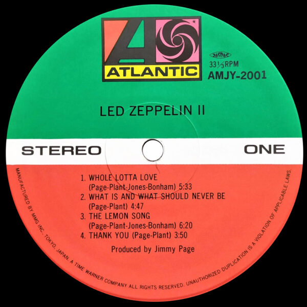 LP <br>Led Zeppelin II <br>Japan (AMJY-2001) - Image 3