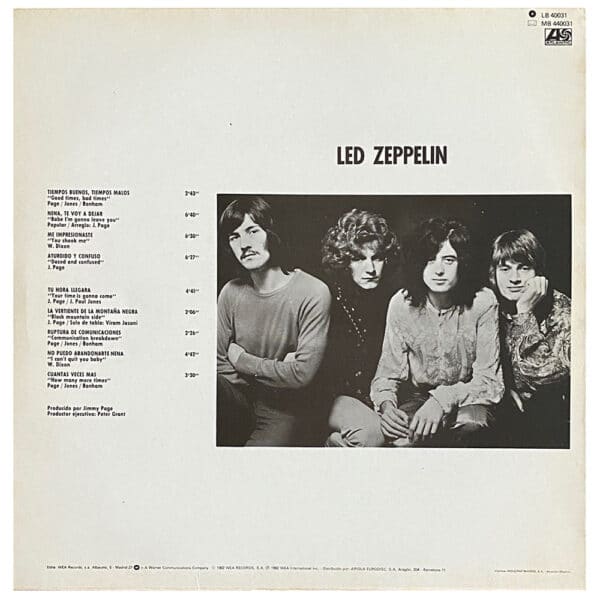 LP <br>Led Zeppelin <br>Spain (40031) - Image 2