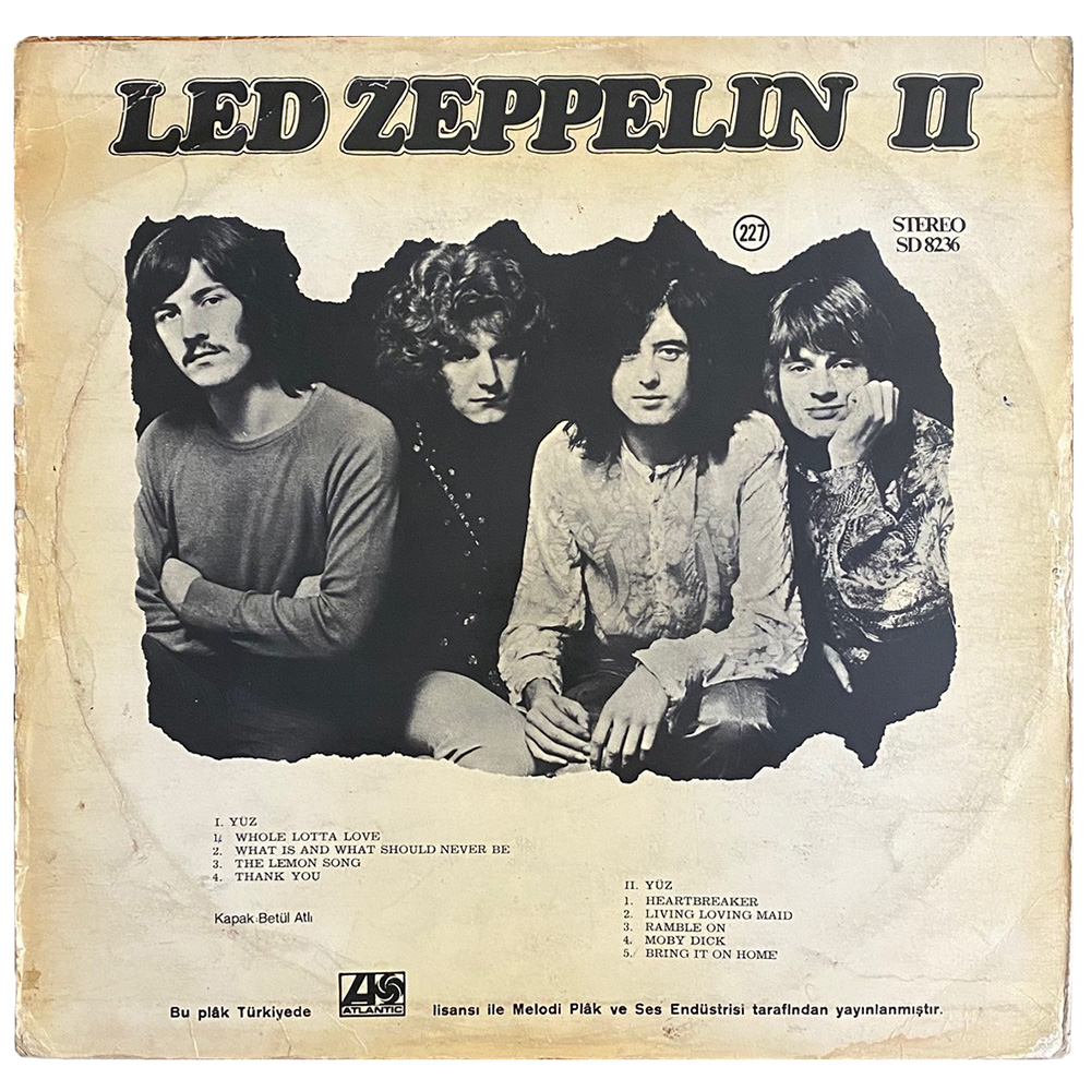 LP <br>Led Zeppelin II <br>Turkey (SD8236) #2 - Image 2