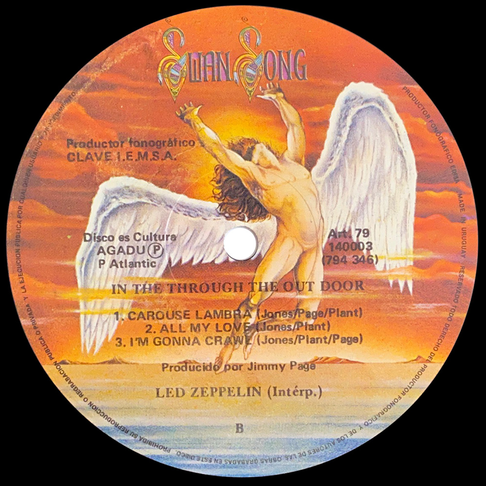 LP <br>In Through the Out Door <br>Uruguay (140003) Promo #1 - Image 5