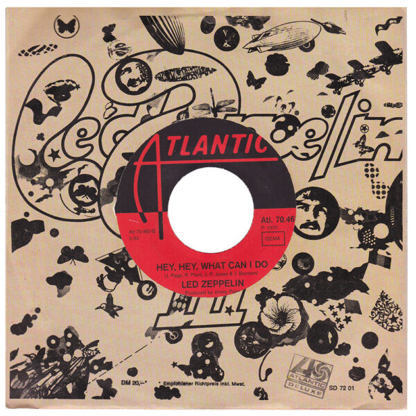 Single <br>Germany (ATL. 70.460) <br>Immigrant Song / Hey, Hey What Can I Do (#2) - Image 6