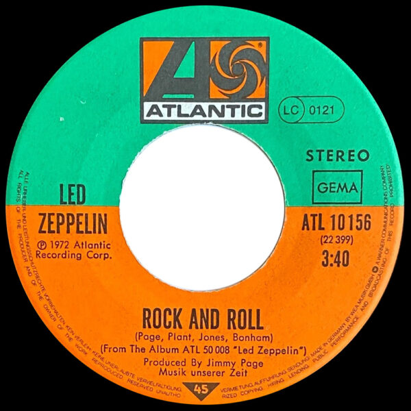 Single <br>Germany (ATL 10156) <br>Rock and Roll / Four Sticks (#7) - Image 4